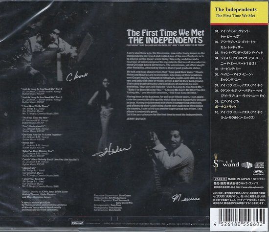 Independents - First Time We Met (CD)