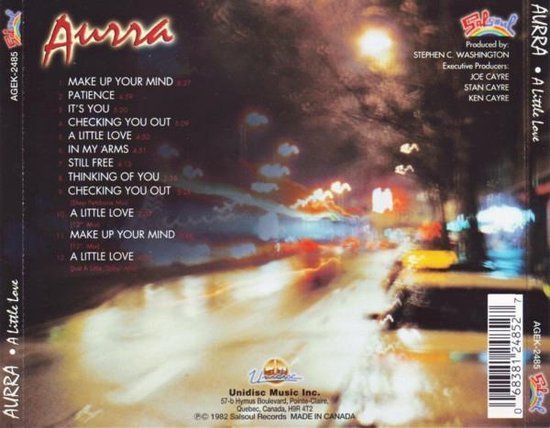 Aurra - A Little Love - cd