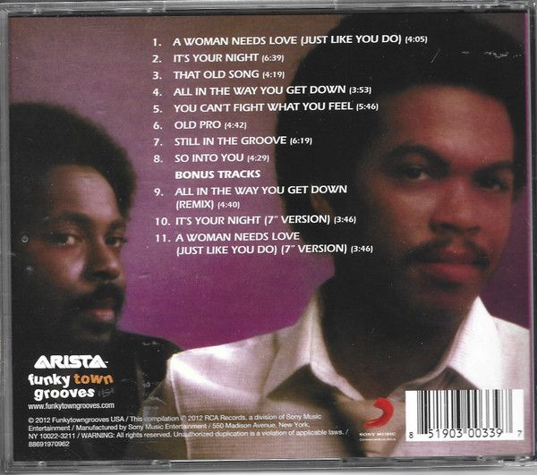 Ray -Jr.- &amp; Raydio Parker - A Woman Needs Love cd
