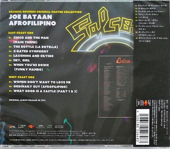 Joe Bataan - Afrofilipino - cd