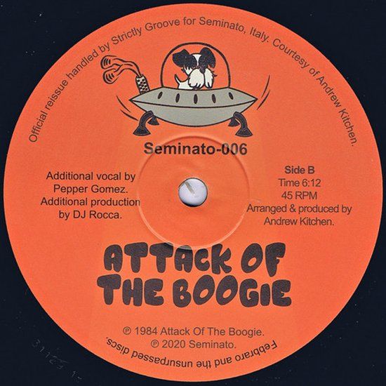 Andrew Kitchen – Attack Of The Boogie - 12&quot; reissue