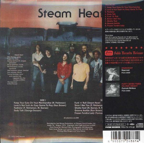 Steamheat -Austin Funk - cd