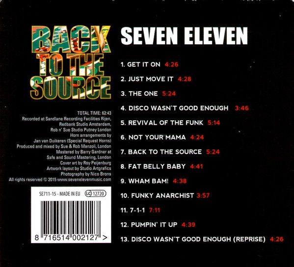 Seven Eleven – Back To The Source - cd