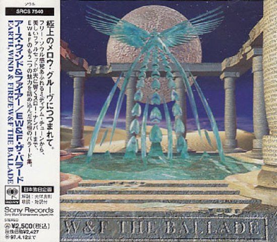 Earth , wind &amp; Fire -Ballade - cd als nieuw + obi strip