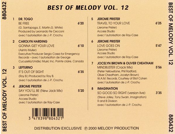 Best Of Melody Vol.12 - cd