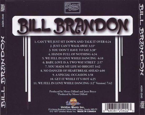 Bill Brandon - Bill Brandon - cd