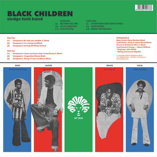 Black Children Sledge Funk Group - Black Children (LP)