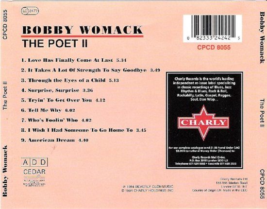 Bobby Womack - The poet II - cd