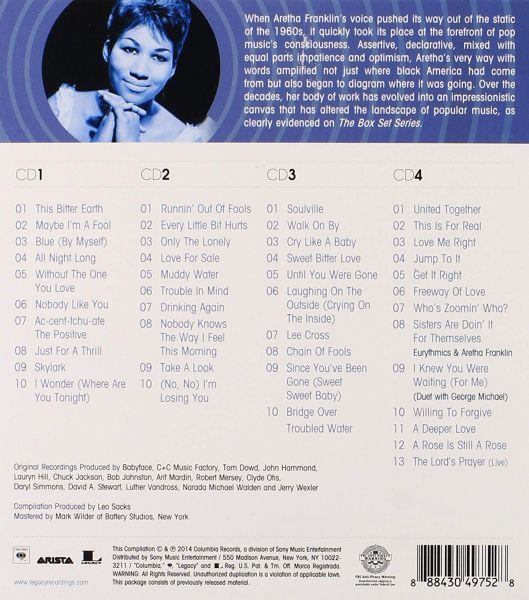 Aretha Franklin – The Box Set Series -cd box
