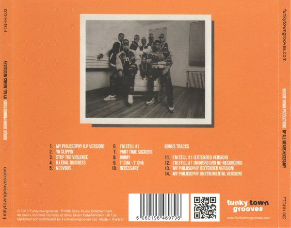 Boogie Down Productions – By All Means Necessary - cd