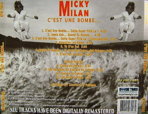 Micky Milan – C'est Une Bombe...  - cd