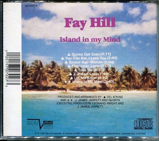 Fay hill -  island in my mind -cd