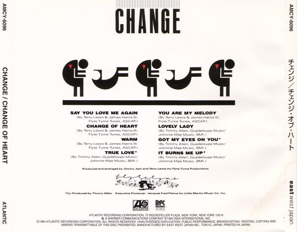 Change – Change Of Heart - cd - Als nieuw met OBI strip