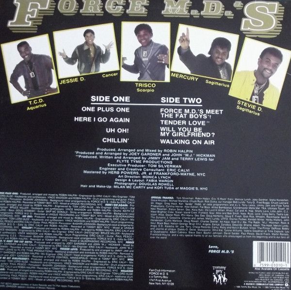 Force MD's – Chillin' - lp - cut out