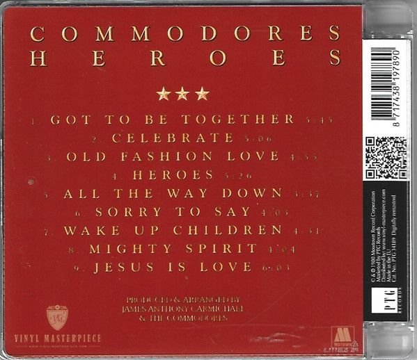 Commodores – Heroes - cd
