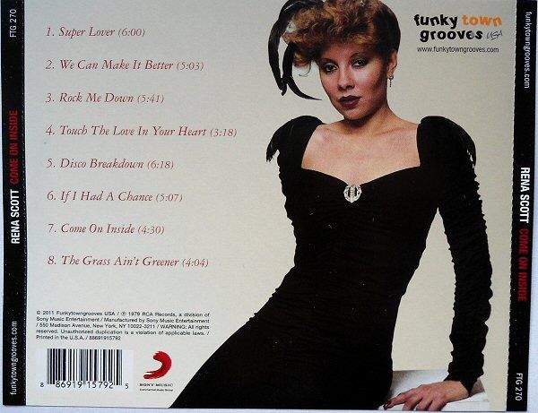 Rena Scott – Come On Inside  - cd