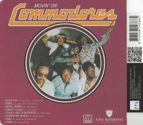 Commodores – Movin' On - cd