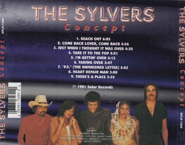 The Sylvers – Concept - cd