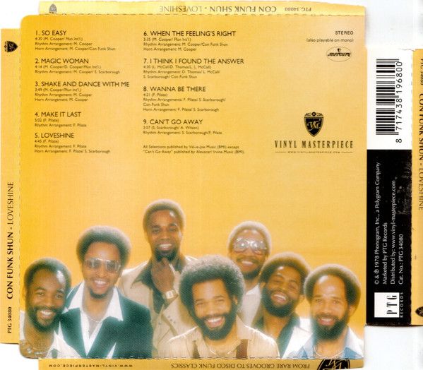 Con Funk Shun – Loveshine - cd