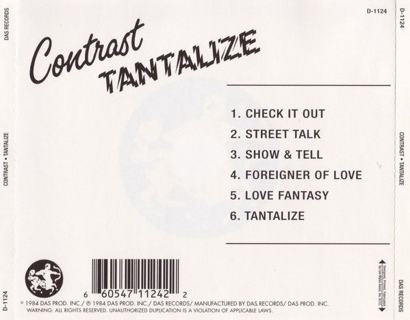Contrast – Tantalize  - cd