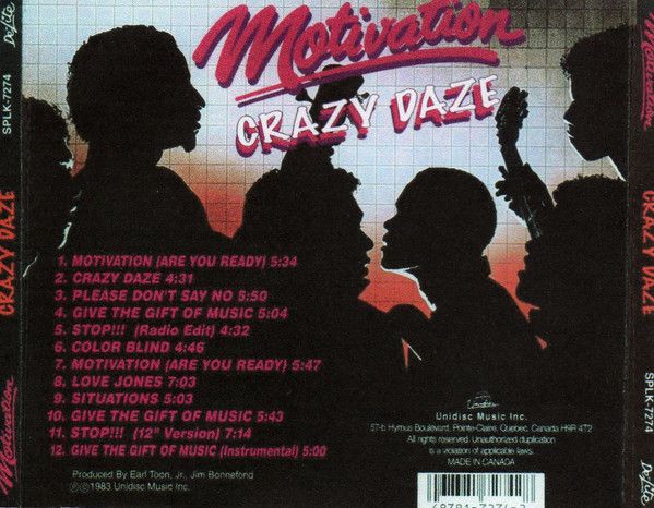 Motivation – Crazy Daze -cd