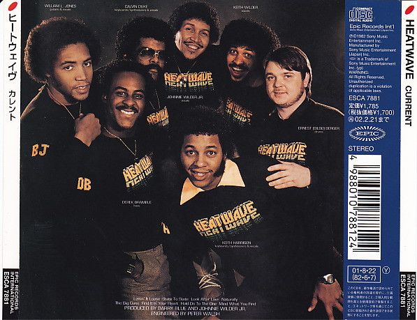 Heatwave – Current - cd  - als nieuw + obi strip