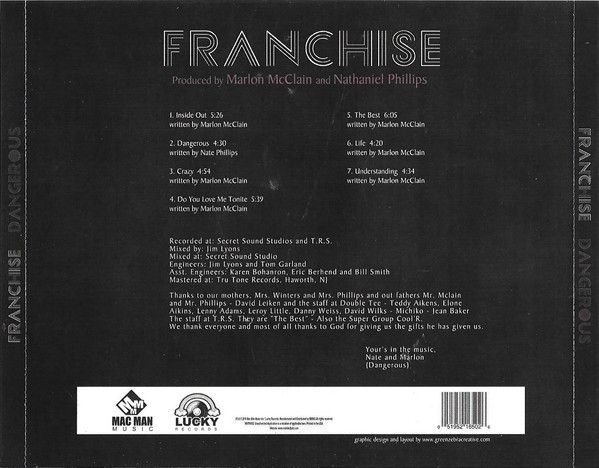Franchise  – Dangerous  - cd