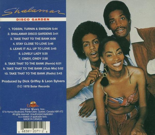 Shalamar – Disco Garden - cd