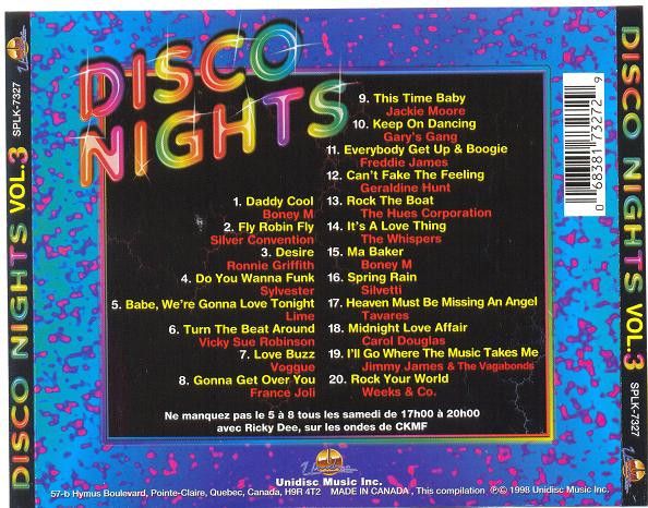 Various – Disco Nights Volume 3 -cd