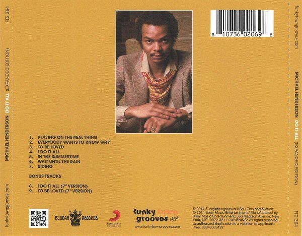 Michael Henderson – Do It All  - cd