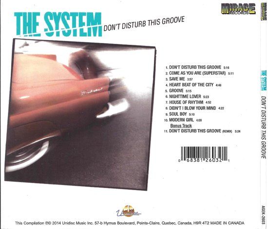 The System – Don't Disturb This Groove