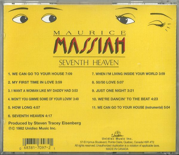 Maurice Massiah – Seventh Heaven - cd