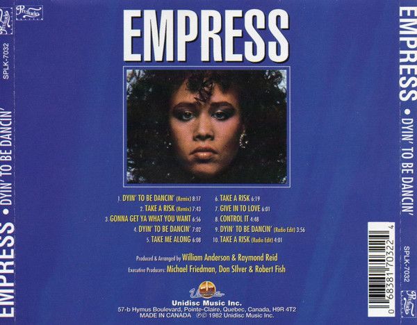 Empress – Dyin' To Be Dancin' - cd