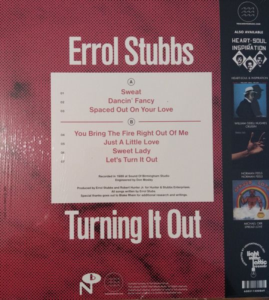 Errol Stubbs – Turning It Out - lp