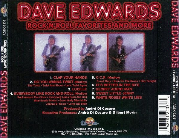 Dave Edwards – Rock'N'Roll Favorites And More - cd