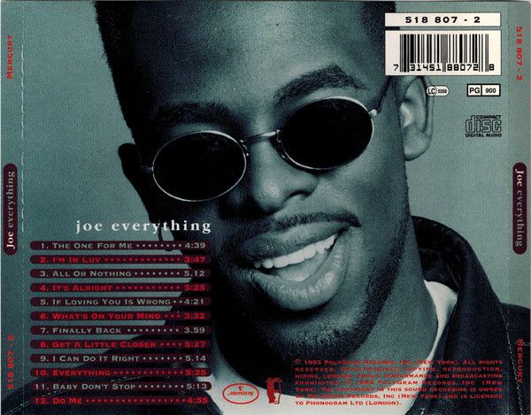 Joe – Everything  - cd