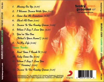 Maurice Starr – Flaming Starr  - cd