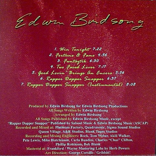 Edwin Birdsong – Funtaztik - cd