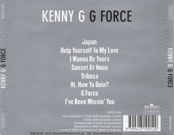 Kenny G – G Force  - cd