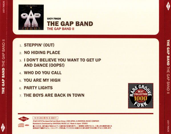 The Gap Band – The Gap Band II - cd