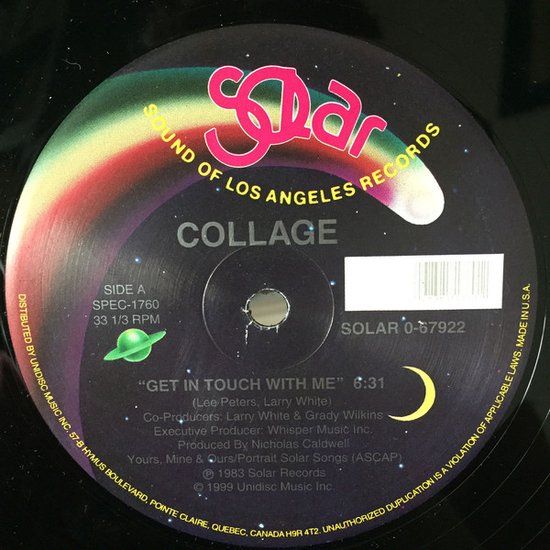 Collage - Get In Touch With Me -2tr - 12&quot;