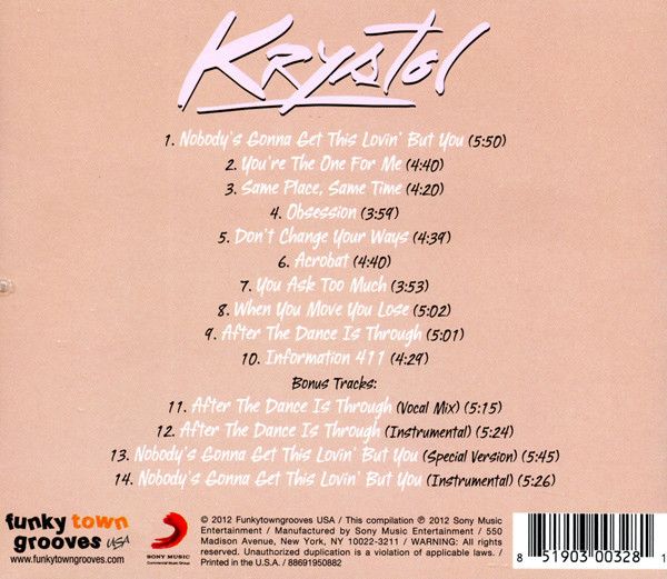 Krystol – Gettin' Ready  - cd