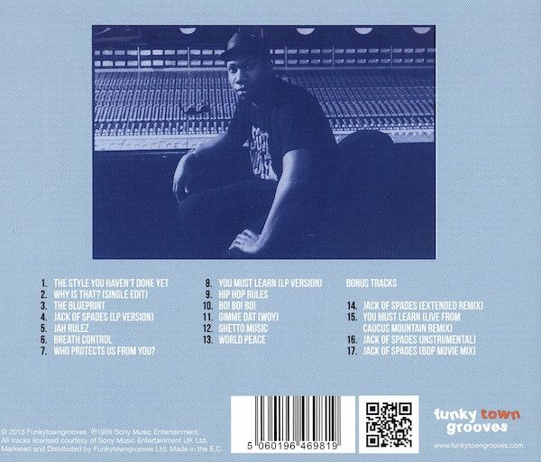 Boogie Down Productions – Ghetto Music: The Blueprint Of Hip Hop - cd