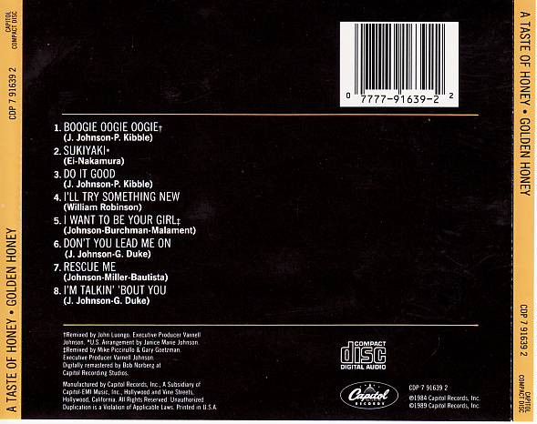 A Taste Of Honey – Golden Honey -  cd - als nieuw