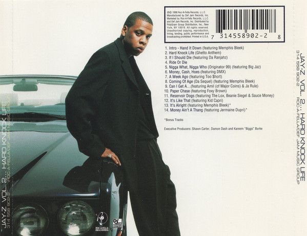 Jay-Z – Vol. 2... Hard Knock Life  - cd