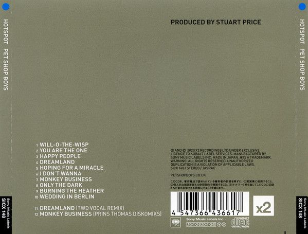 Pet Shop Boys – Hotspot  - cd