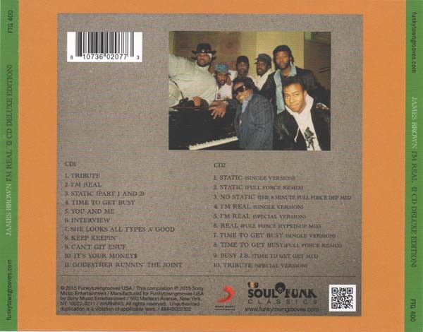 James Brown – I'm Real - cd