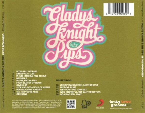 Gladys Knight &amp; The Pips – In The Beginning - cd
