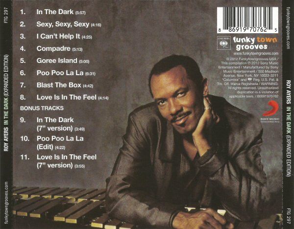 Roy Ayers – In The Dark - cd - drill holl in jewel case