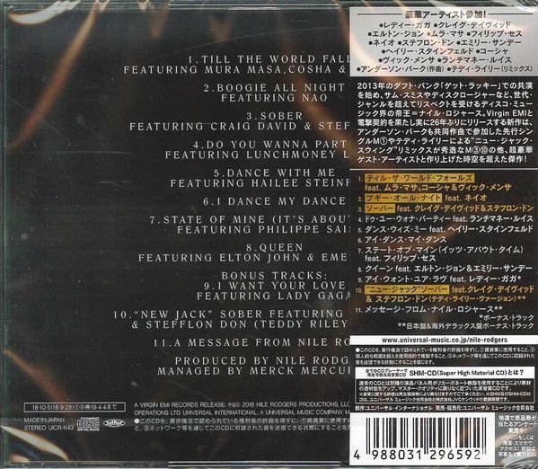 Nile Rodgers &amp; Chic – It's About Time - cd
